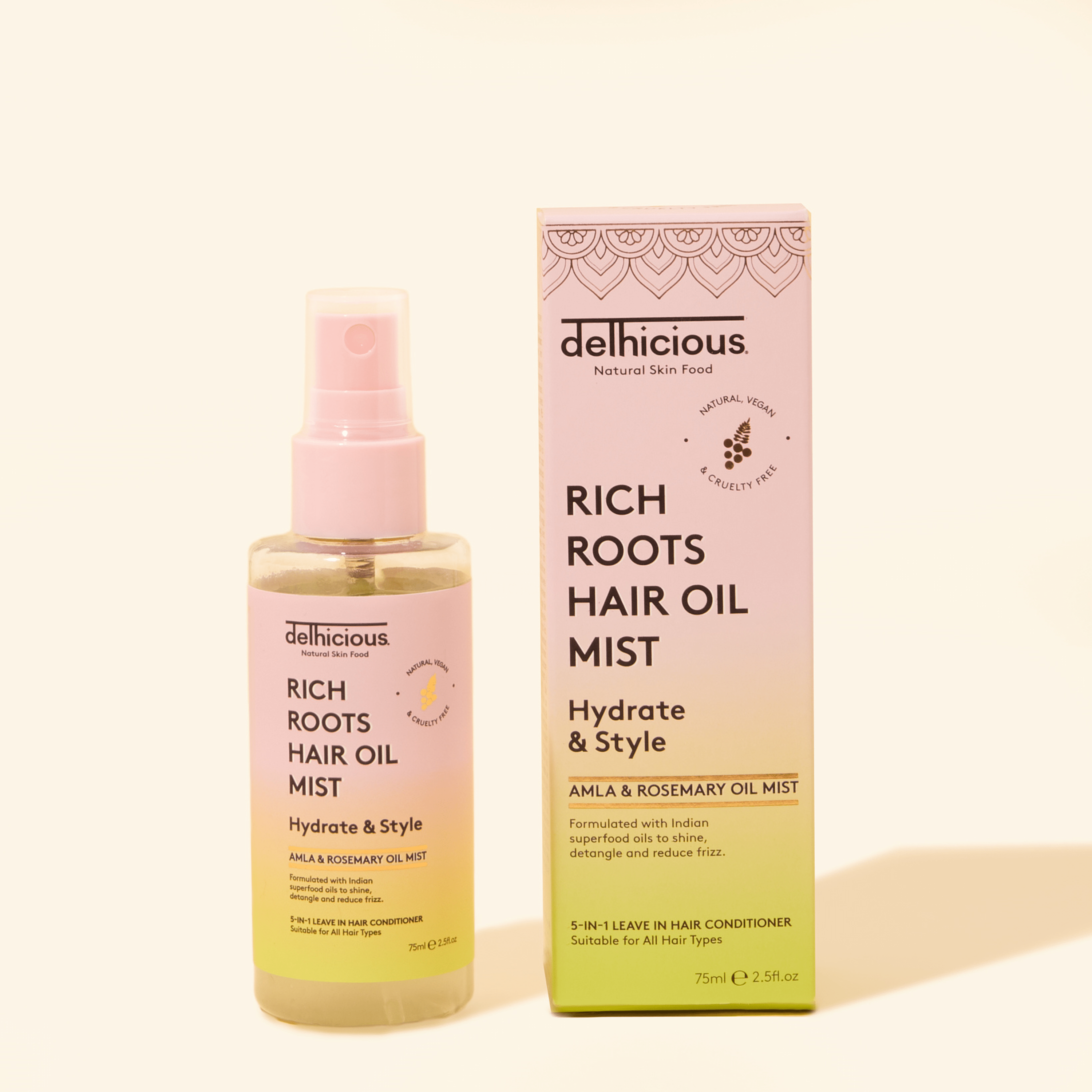 Rich Roots 5-In-1 Hair Oil Mist Leave in Conditioner
