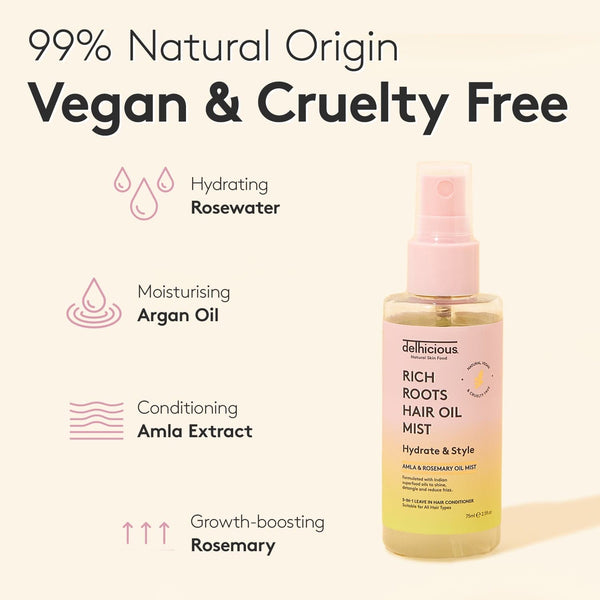 Rich Roots 5-In-1 Hair Oil Mist Leave in Conditioner