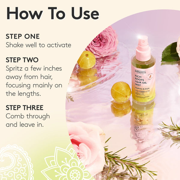 Rich Roots 5-In-1 Hair Oil Mist Leave in Conditioner