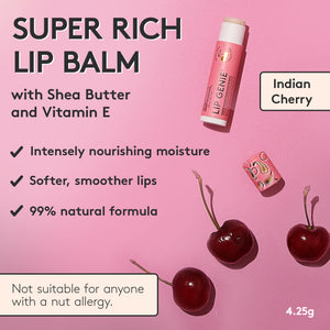 Lip Genie Indian Cherry Super Rich Lip Balm