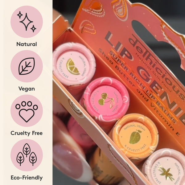 Lip Genie Super Rich Lip Balm - 4 Pack