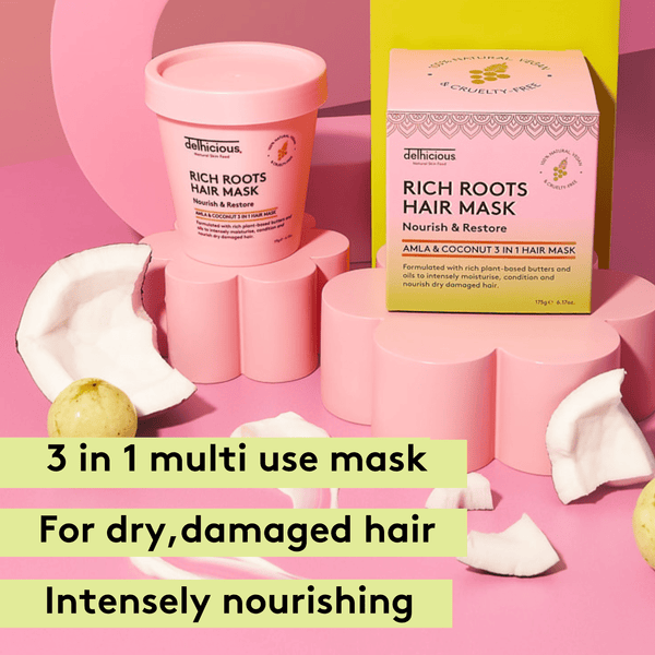 Hair Roots Mask Rich Roots 3-in-1 Hair Mask | Hair Care Products | Delhicious