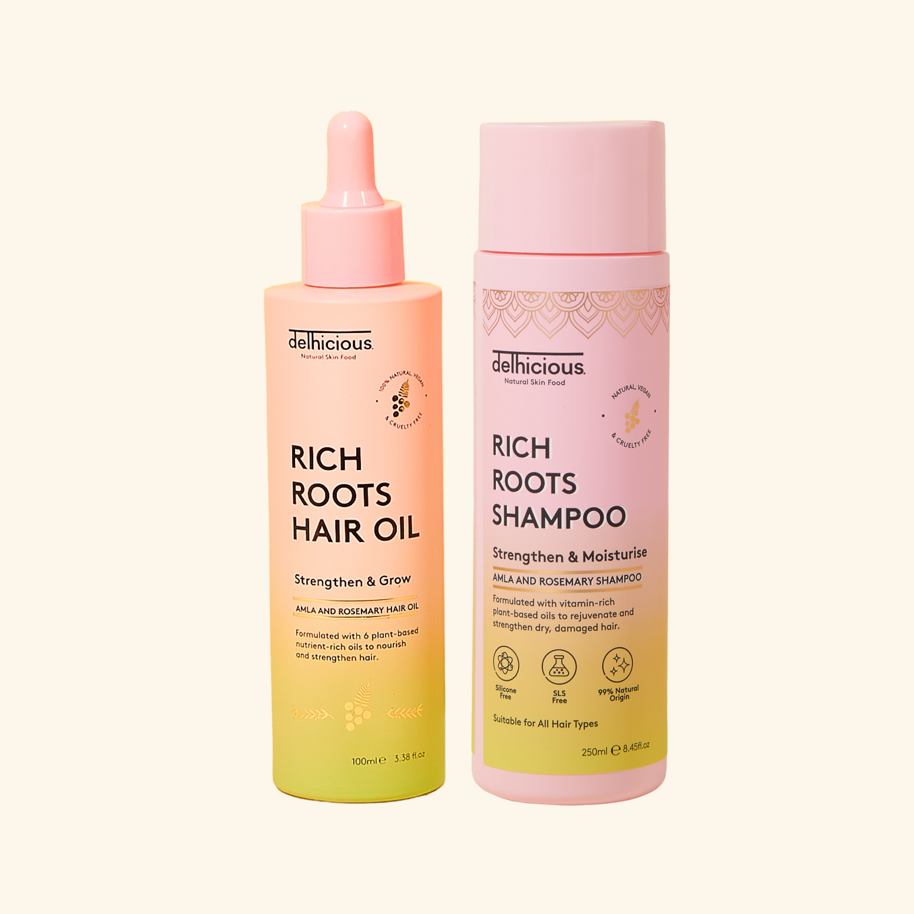 Rich Roots Good Hair Day Duo - Prewash Oil & Shampoo Set
