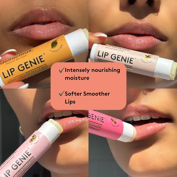 Lip Genie Super Rich Lip Balm - 4 Pack