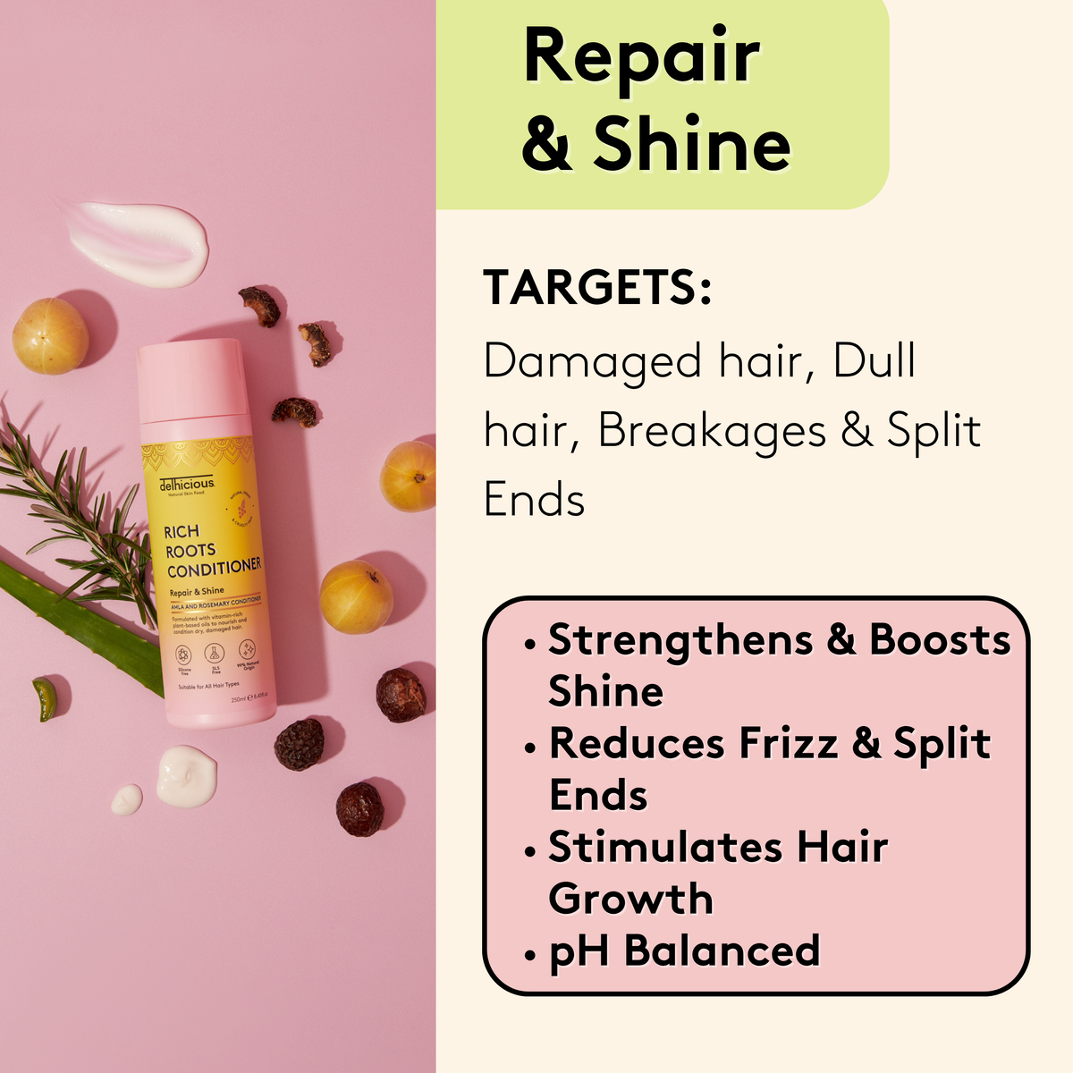 Rich Roots Repairing Conditioner | Hair Care Products | Delhicious
