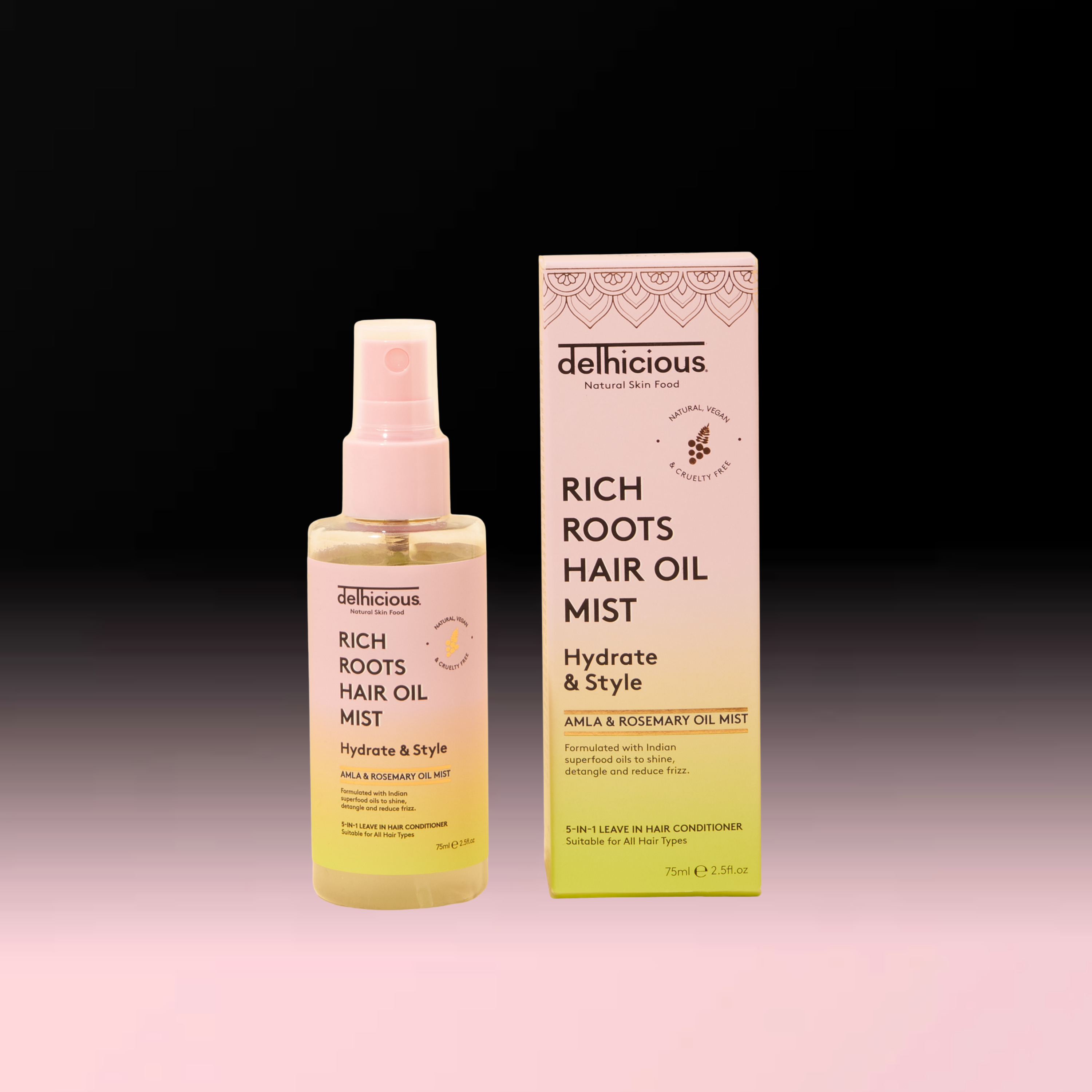 Rich Roots 5-In-1 Hair Oil Mist Leave in Conditioner