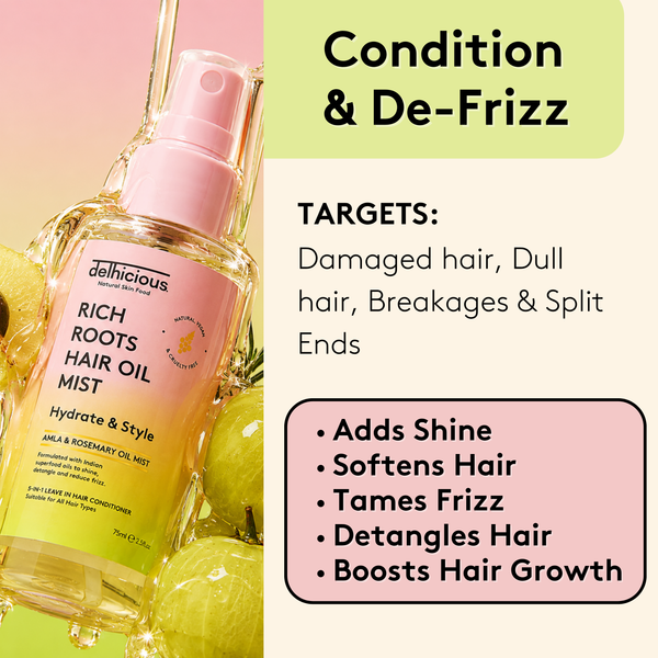 Rich Roots 5-In-1 Hair Oil Mist Leave in Conditioner